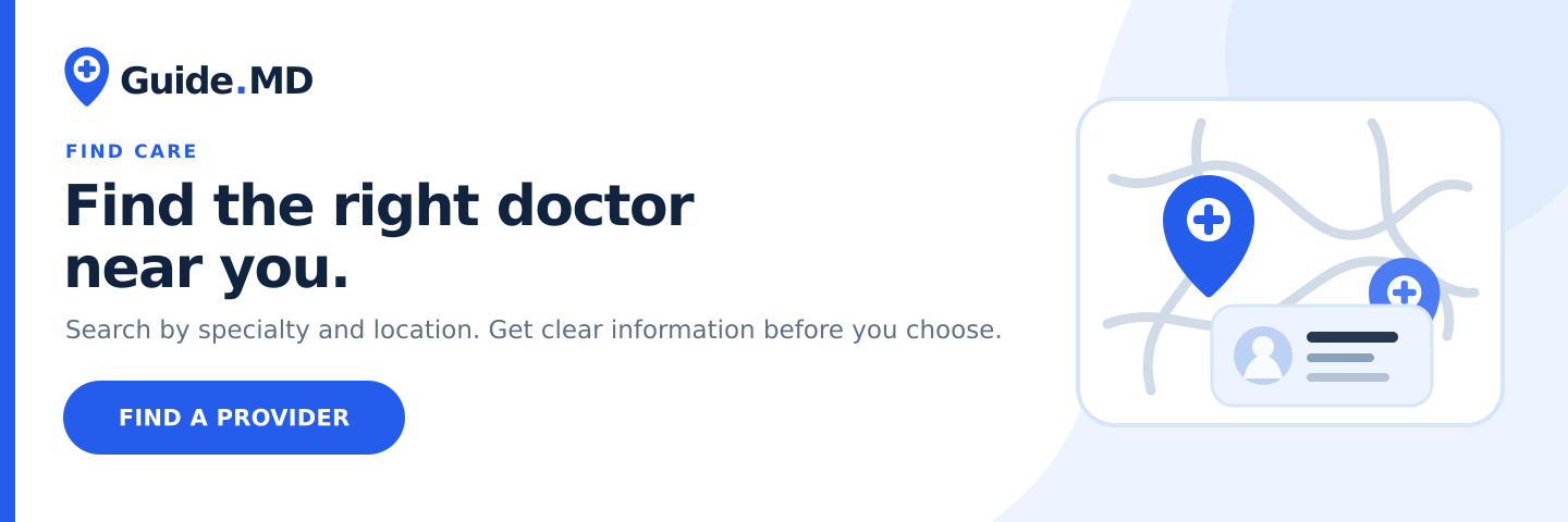 View my physician profile — Guide.MD profile